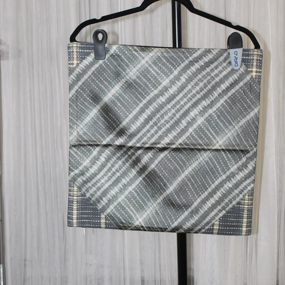 Williams Sonoma Pieced Faux Shibori Pillow Cover.  Sz. 18